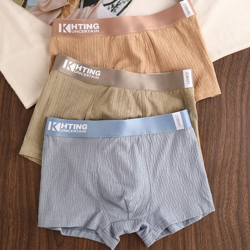 Elite Jacquard Soft Cotton Boxer Briefs (Set of 3) - Image 7