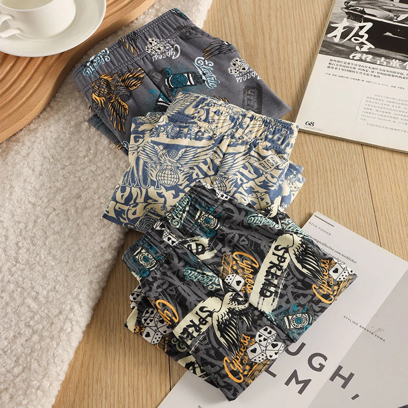 BreezeFlow Printed Men's Arrow Pants (Set of 3) - Image 3