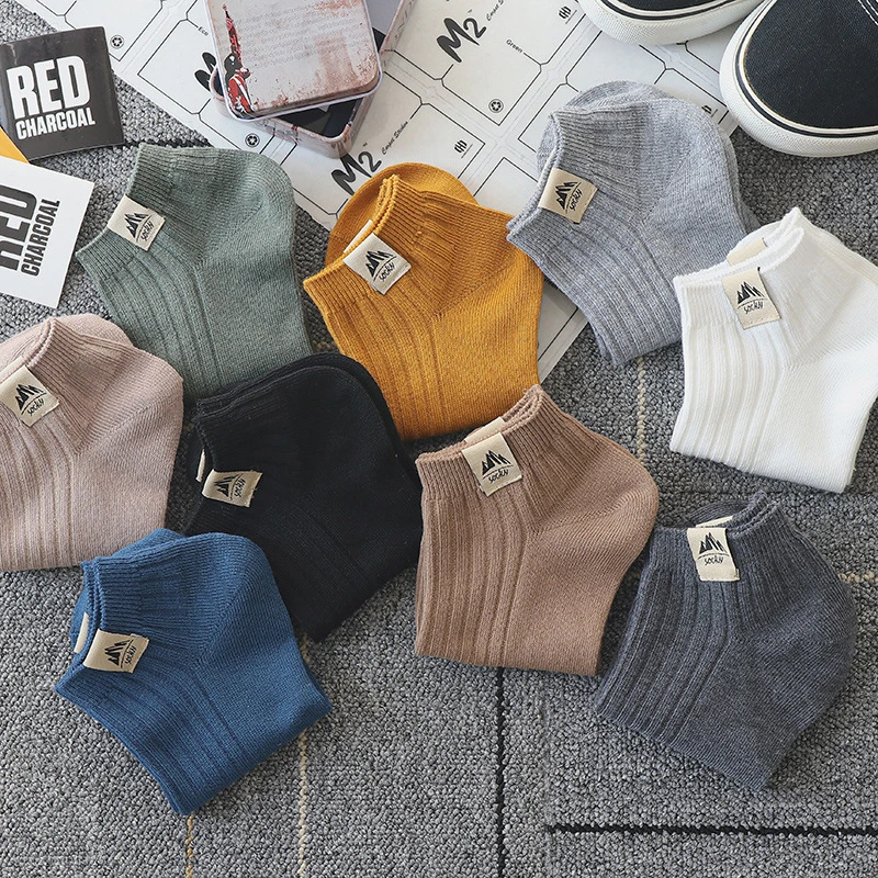 Classic Minimalist Low-Top Comfort Socks (Set of 5) - Image 3