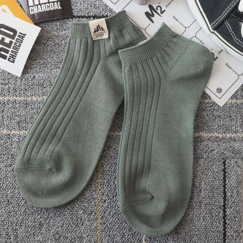 Classic Minimalist Low-Top Comfort Socks (Set of 5) - Image 8