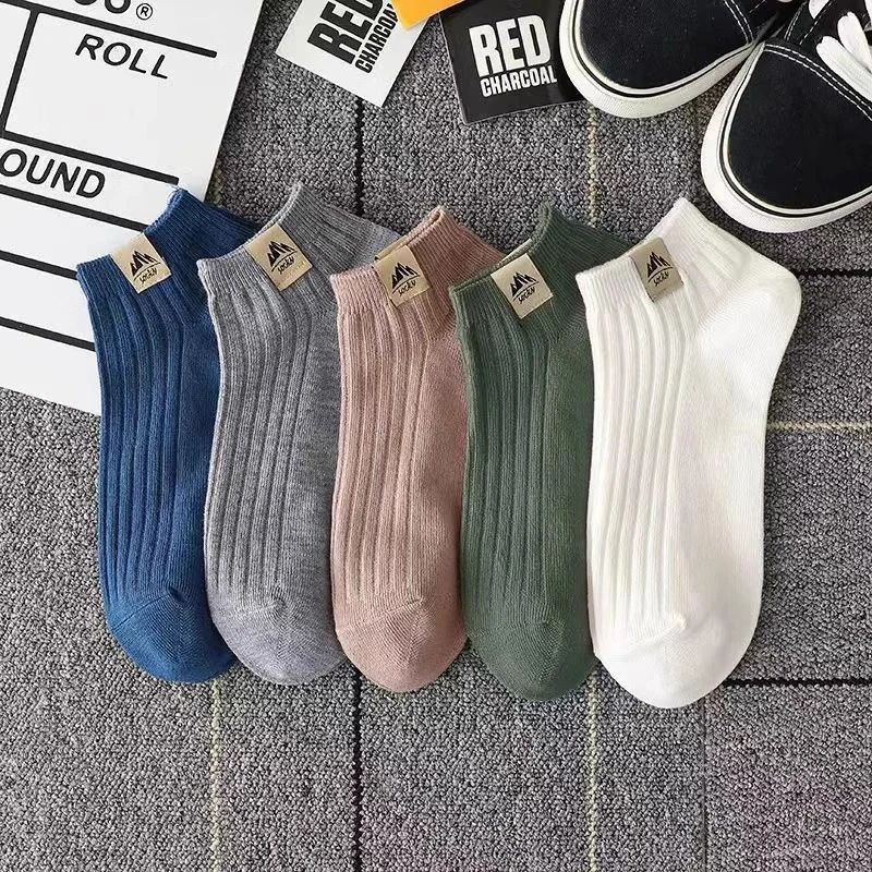 Classic Minimalist Low-Top Comfort Socks (Set of 5) - Image 10