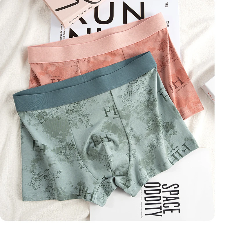 Stylish Trendy FH Print Cotton Boxers (Set of 4) - Image 5