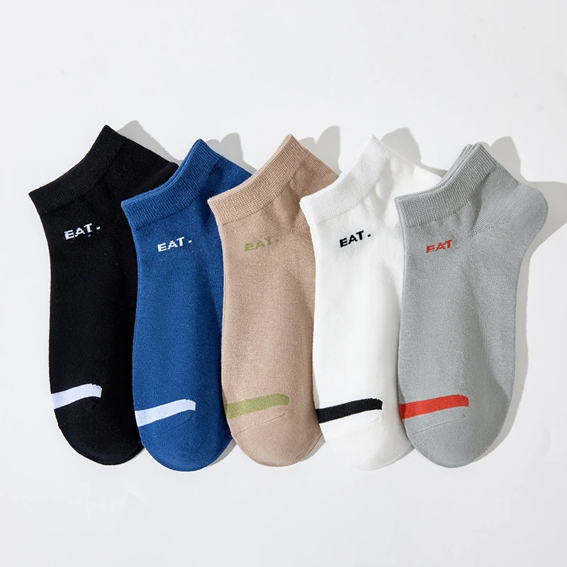 Classic Stripe Comfort Fit Cotton Socks (Set of 5) - Image 10