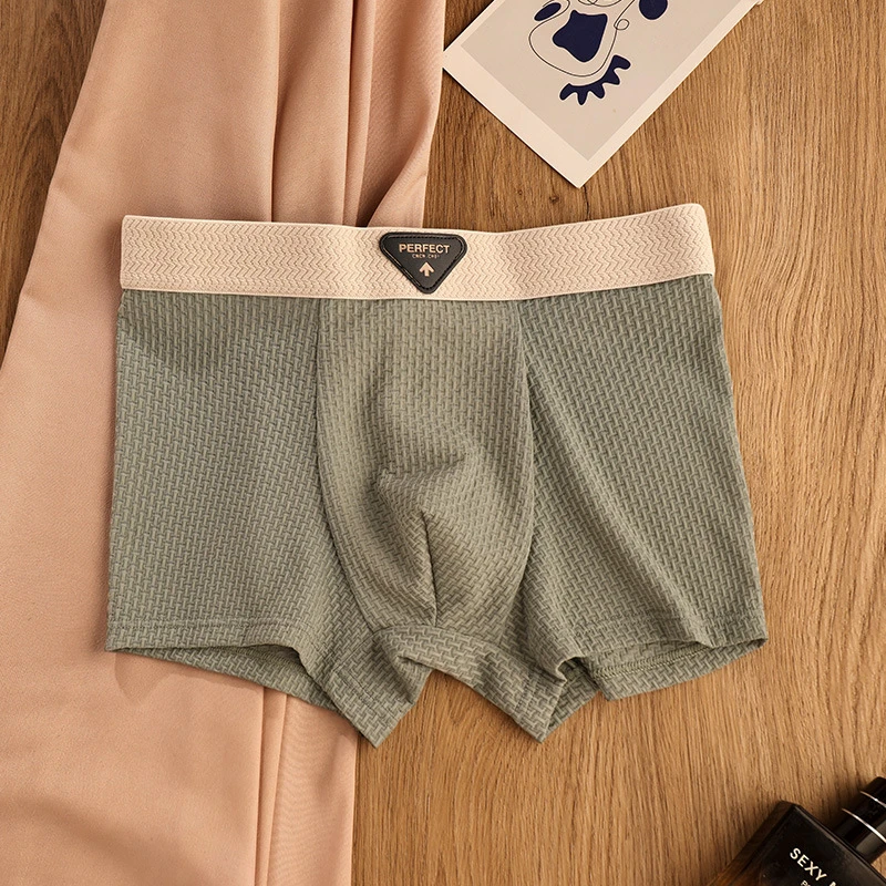 Breathable Antibacterial Ice Silk Boxer Briefs (Set of 3) - Image 9