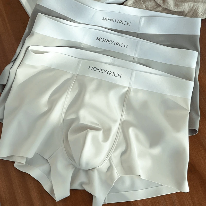 Breeze Comfort Ice Silk Boxers (Set of 3) - Image 3