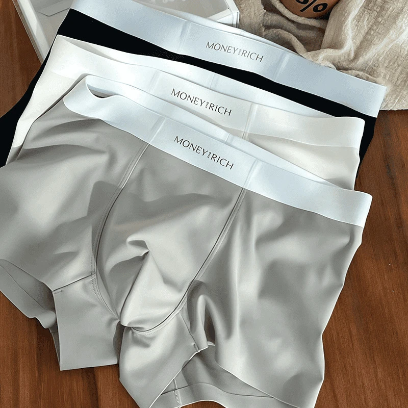 Breeze Comfort Ice Silk Boxers (Set of 3) - Image 5