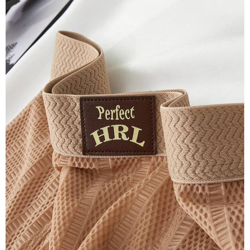 Men's Striped Mesh Ice Silk Boxer (Set of 4) - Image 8