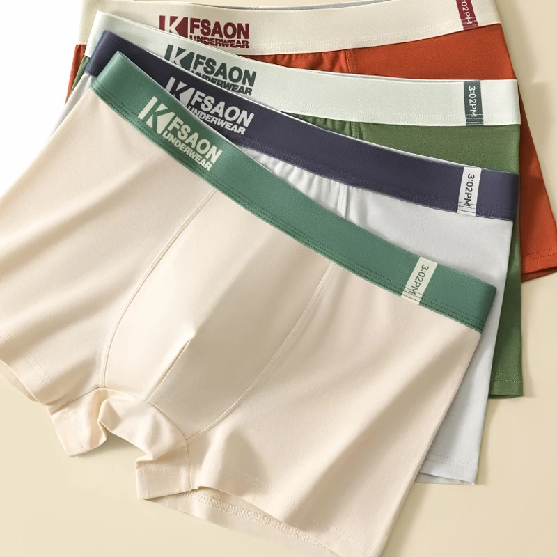 Men’s Fashion Cotton Underwear (Set of 4) - Image 3