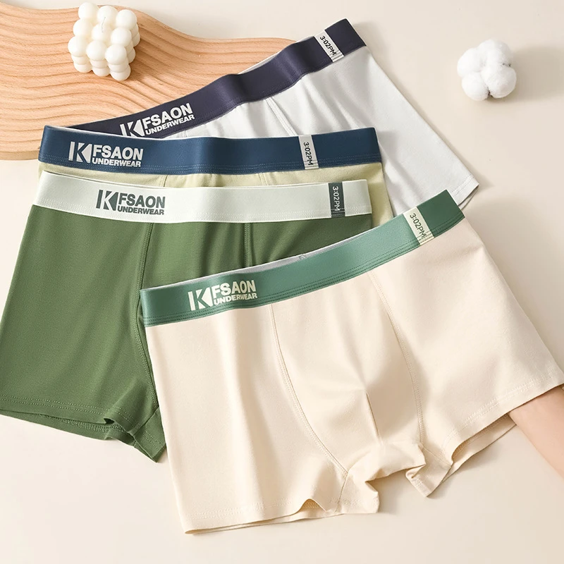 Men’s Fashion Cotton Underwear (Set of 4) - Image 5