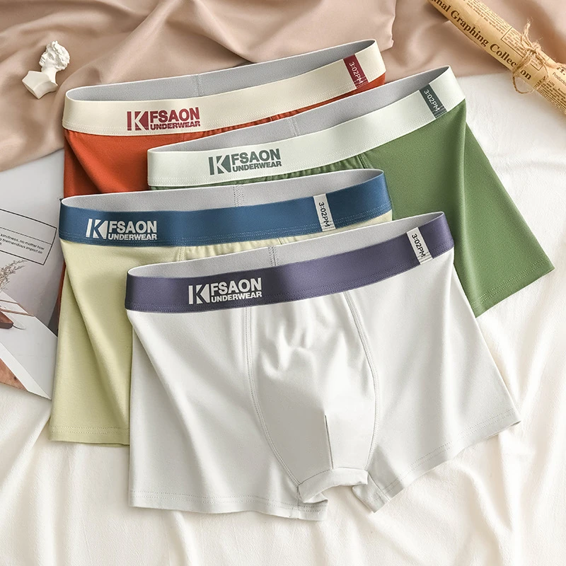 Men’s Fashion Cotton Underwear (Set of 4) - Image 6