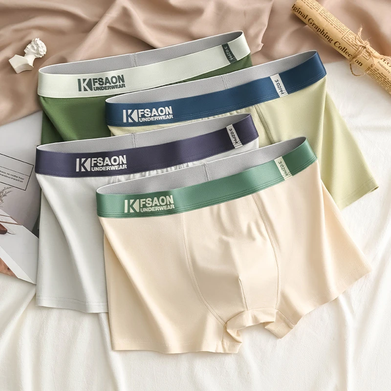 Men’s Fashion Cotton Underwear (Set of 4) - Image 10