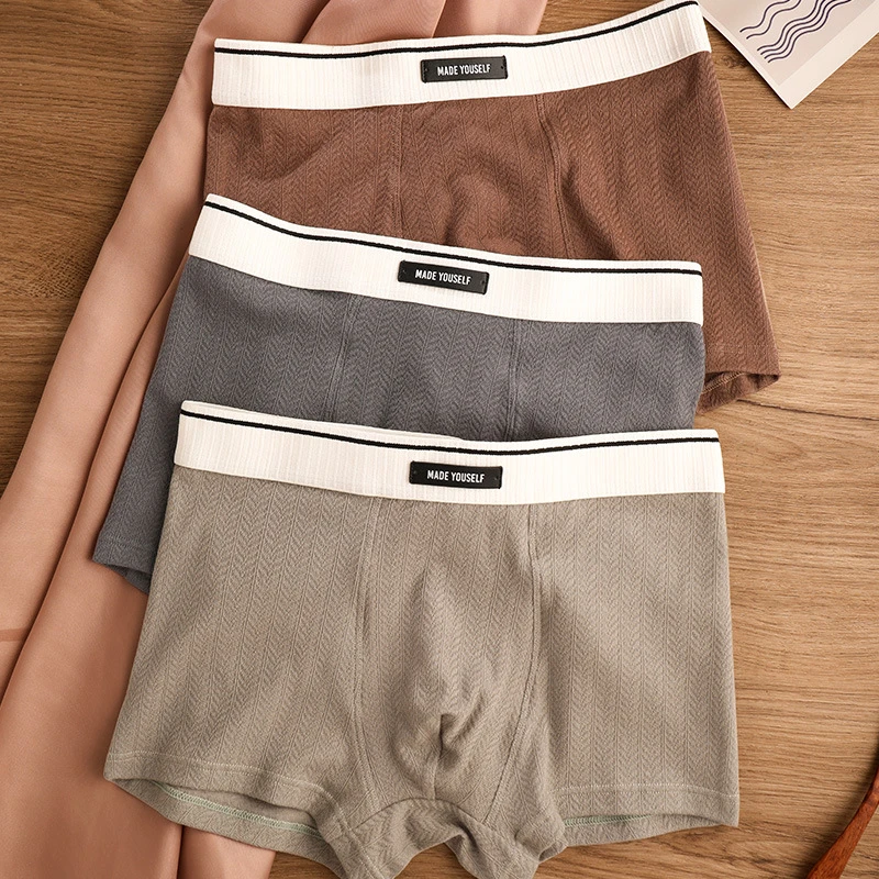 Soft Antibacterial Cotton Mid-Waist Underwear (Set of 3)