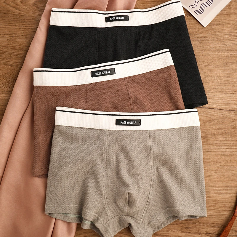 Soft Antibacterial Cotton Mid-Waist Underwear (Set of 3)