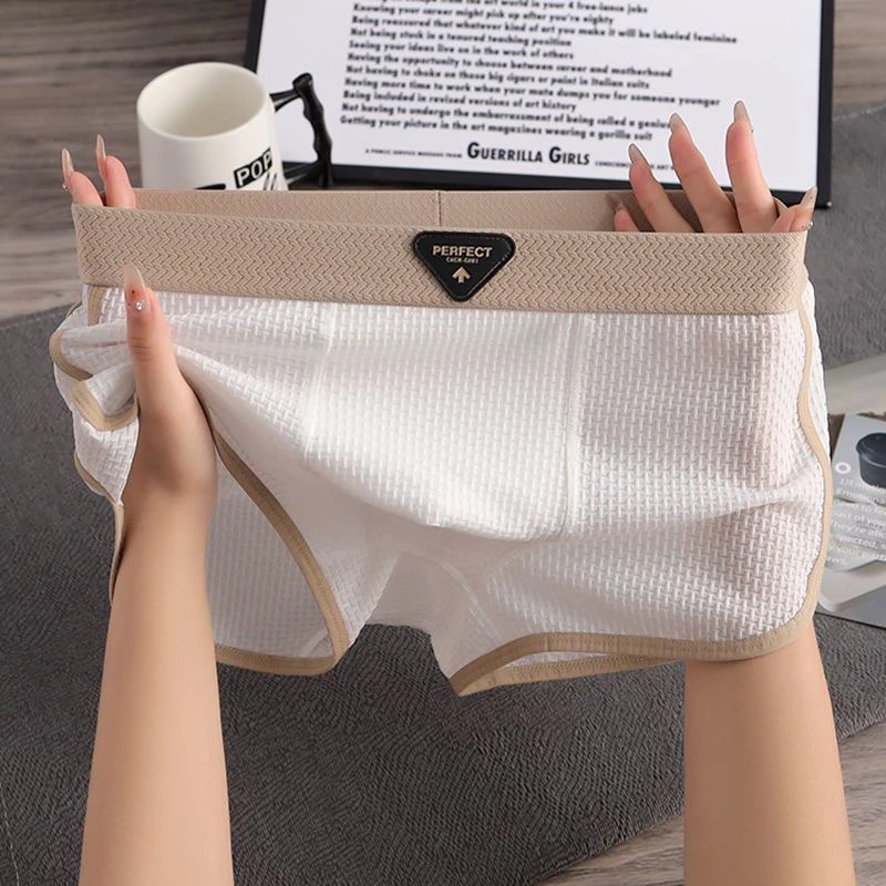 PureSkin Ice Silk Breathable Boxer Shorts (Set of 3) - Image 4