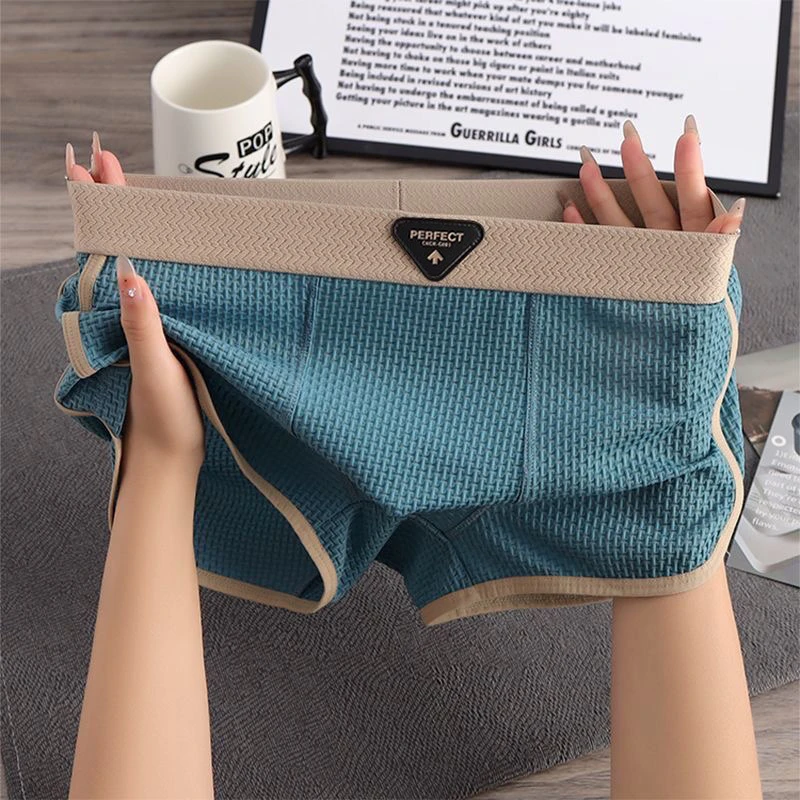 PureSkin Ice Silk Breathable Boxer Shorts (Set of 3) - Image 5