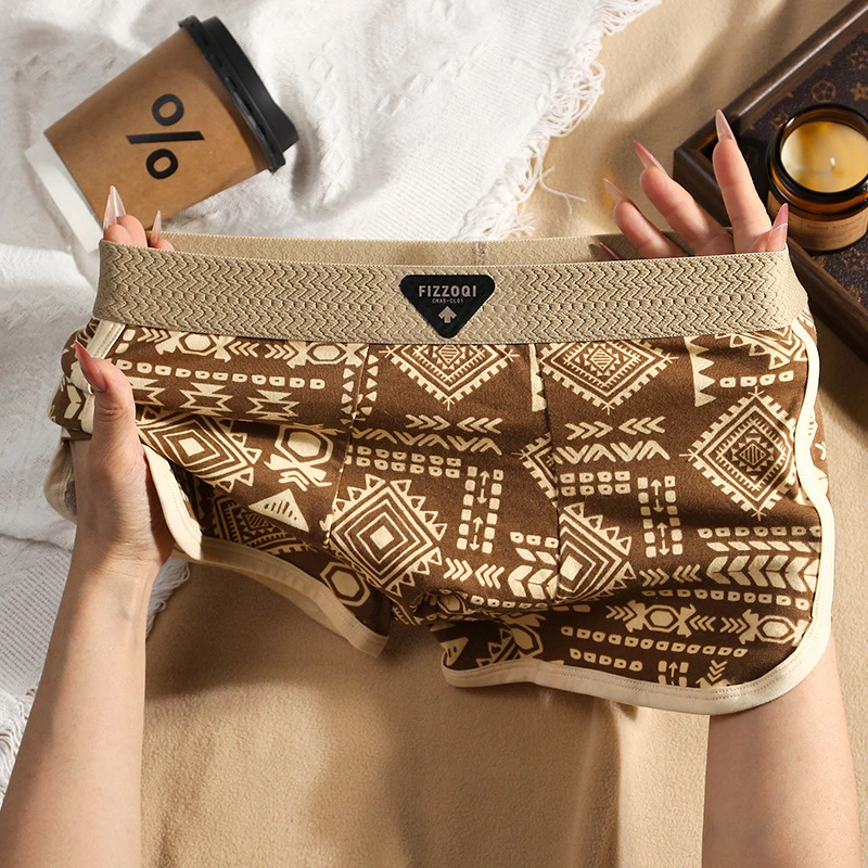 Vintage Ethnic Breathable Cotton Boxer (Set of 3) - Image 5