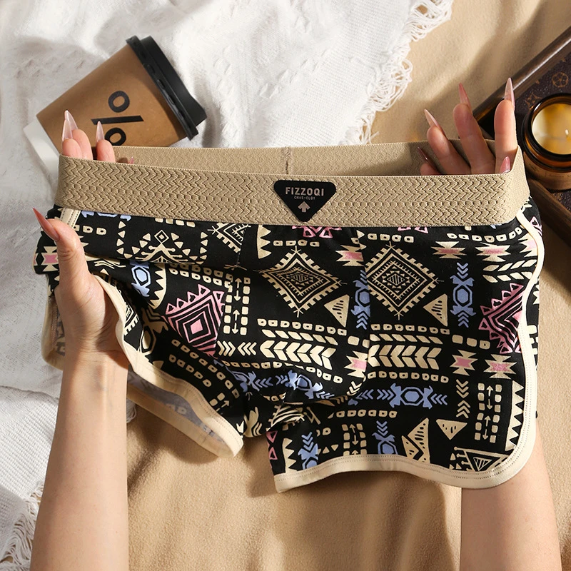 Vintage Ethnic Breathable Cotton Boxer (Set of 3) - Image 6