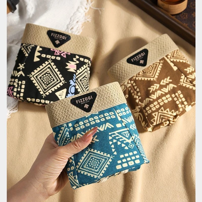 Vintage Ethnic Breathable Cotton Boxer (Set of 3) - Image 9