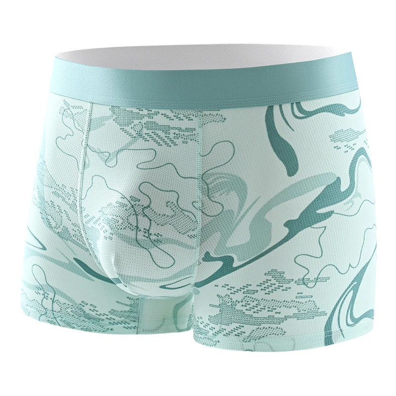 Premium Ice Silk Antibacterial Boxer Briefs (Set of 4) - Image 9