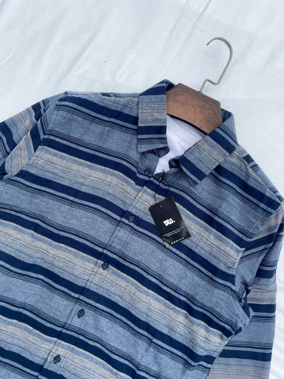 Old Money style size ratio long sleeve shirt