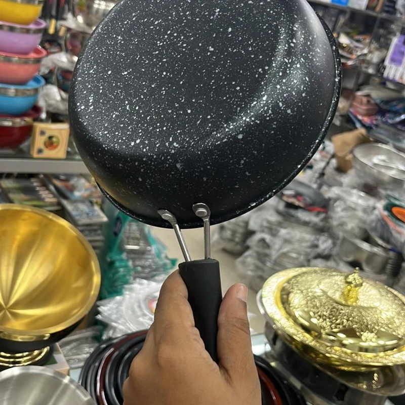 Non Stick Frying Pans Nonstick, Pans Set Nonstick with Ergonomic Handle Rapid Heat Conduction for Home Cooking, Restaurant Use (18CM)