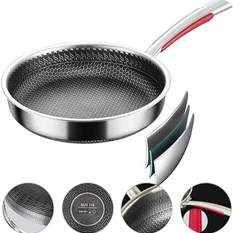 Honeycomb One Handle Frypan