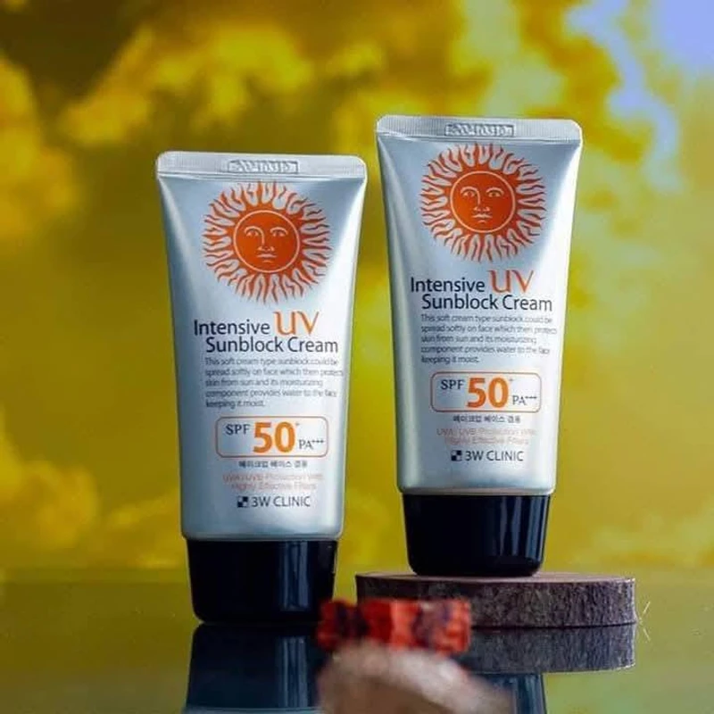 3W Clinic Intensive UV Sunblock Cream SPF50+ Pa+++ 70ml - Image 4