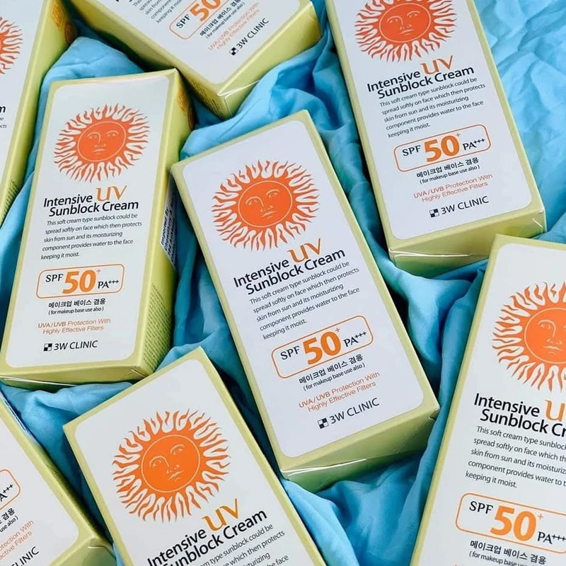 3W Clinic Intensive UV Sunblock Cream SPF50+ Pa+++ 70ml - Image 5