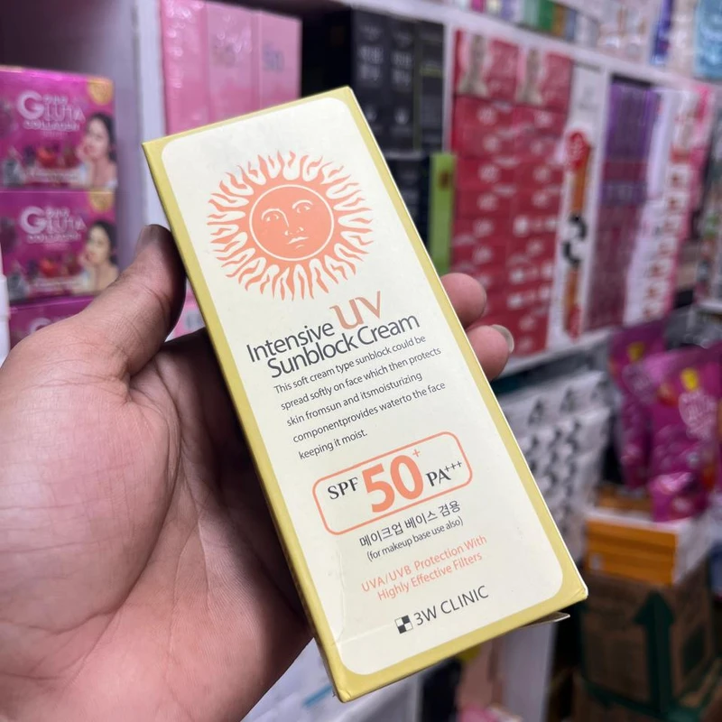 3W Clinic Intensive UV Sunblock Cream SPF50+ Pa+++ 70ml - Image 6