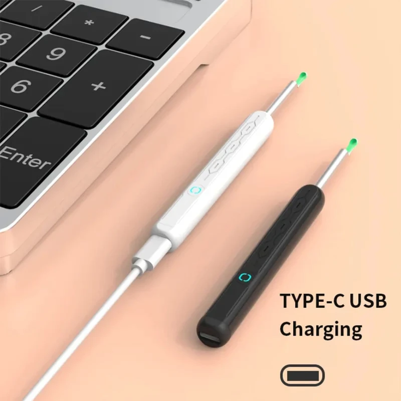 Smart Visual Ear Cleaner earpick NE series High Precision Ear Wax Removal Tool with Camera LED Light Wireless Otoscope Smart Ear Cleaning Kit - Image 5