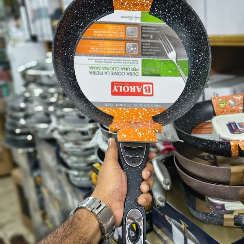 Deluxe Granite Ruti Tawa 26-28 Cm - GAS OR INDUCTION