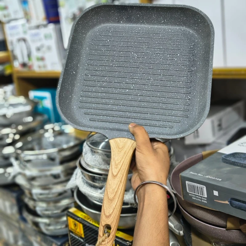 JIO GRILL PAN Square 28 cm Marble Non-stick Coating