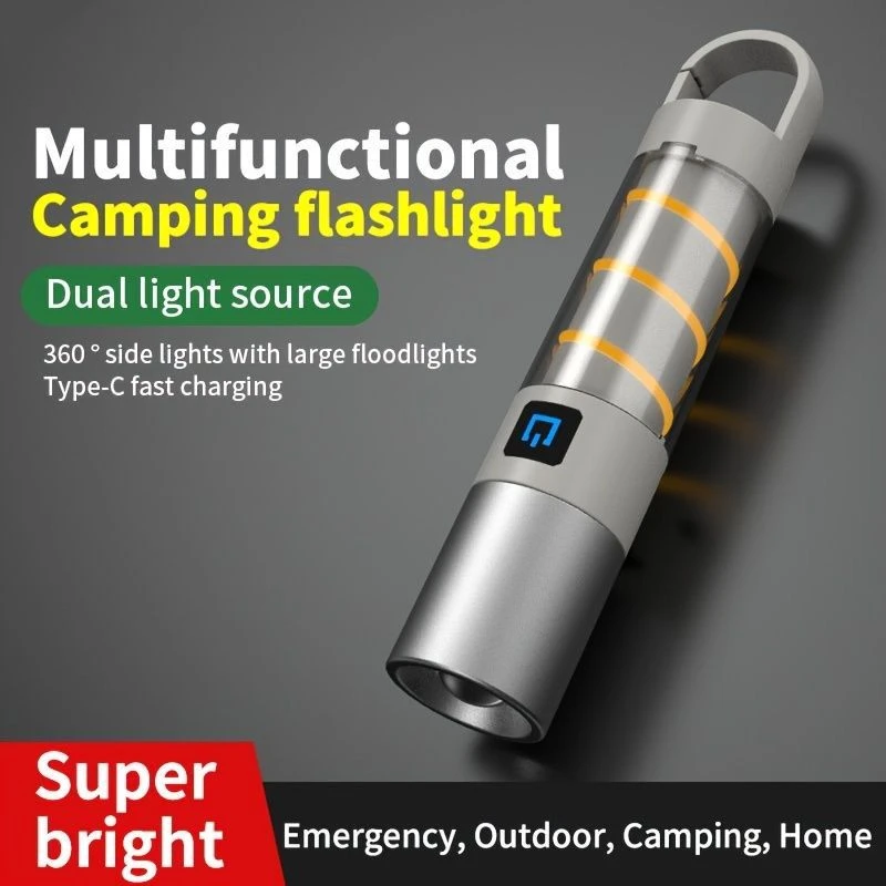 X-10 USB Rechargeable Camping Flashlight - Image 3