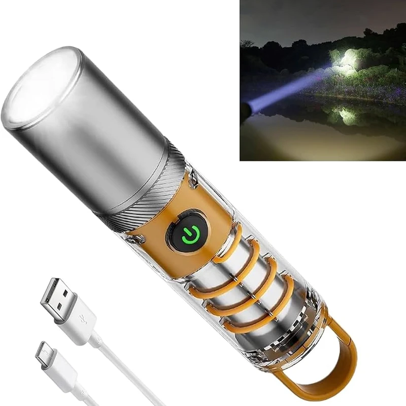 X-10 USB Rechargeable Camping Flashlight - Image 9