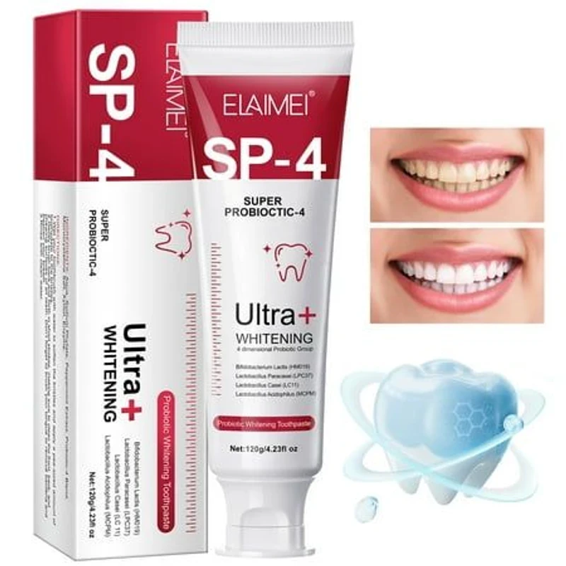 YAYASHI SP-4 Ultra+ Whitening Toothpaste – দাঁত ঝকঝকে সাদা ও সুস্থ রাখুন