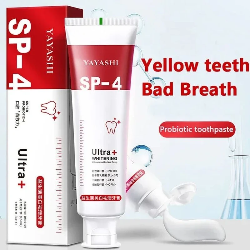 YAYASHI SP-4 Ultra+ Whitening Toothpaste – দাঁত ঝকঝকে সাদা ও সুস্থ রাখুন