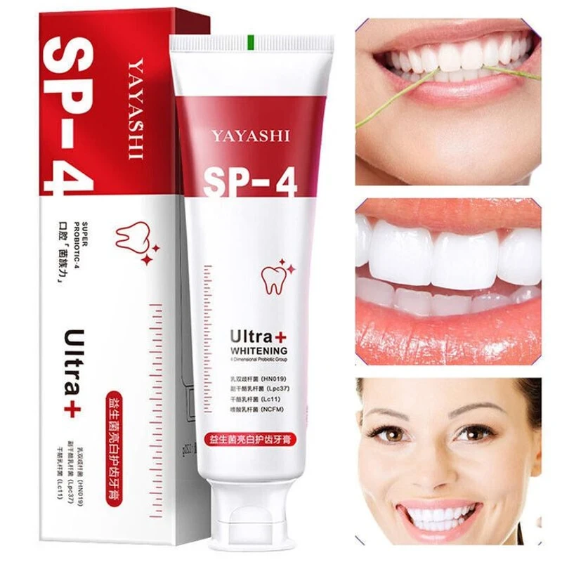 YAYASHI SP-4 Ultra+ Whitening Toothpaste – দাঁত ঝকঝকে সাদা ও সুস্থ রাখুন - Image 3