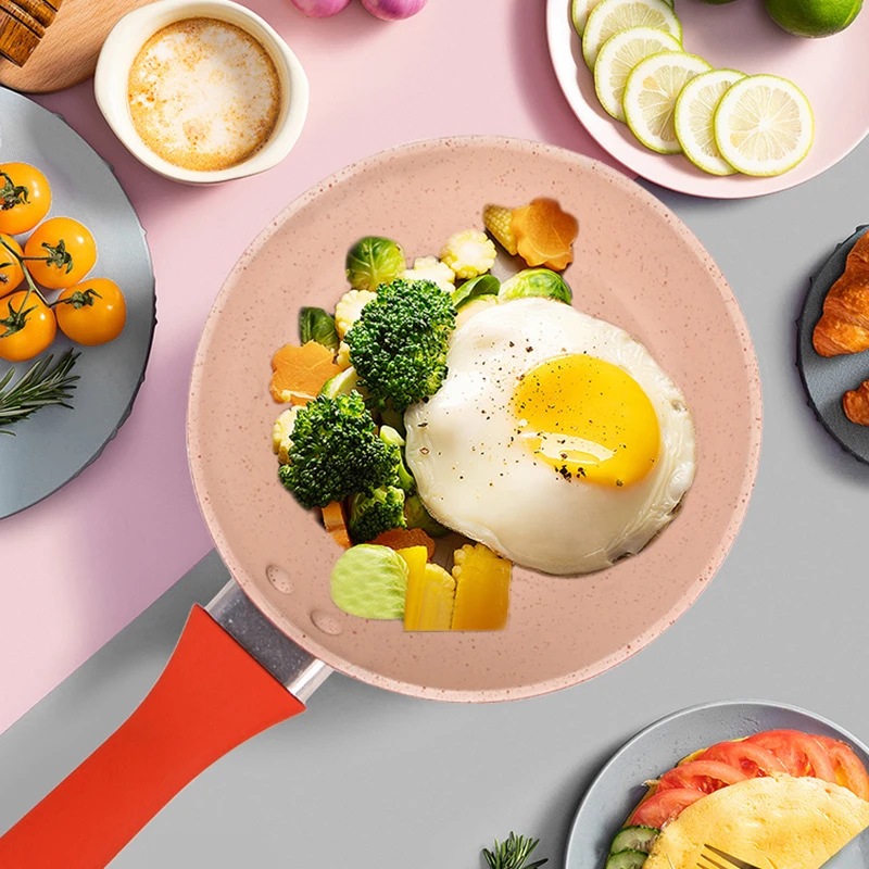 Frying Pan Non-Stick Marble Coating 16 Cm Synmore - Image 4