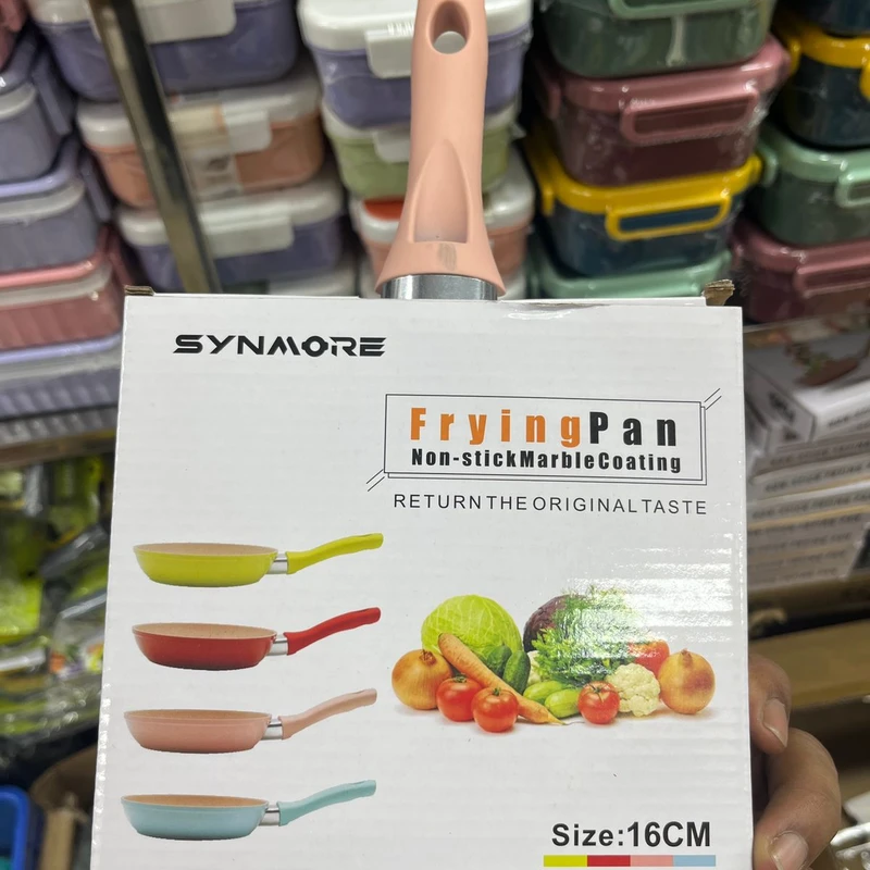 Frying Pan Non-Stick Marble Coating 16 Cm Synmore - Image 5