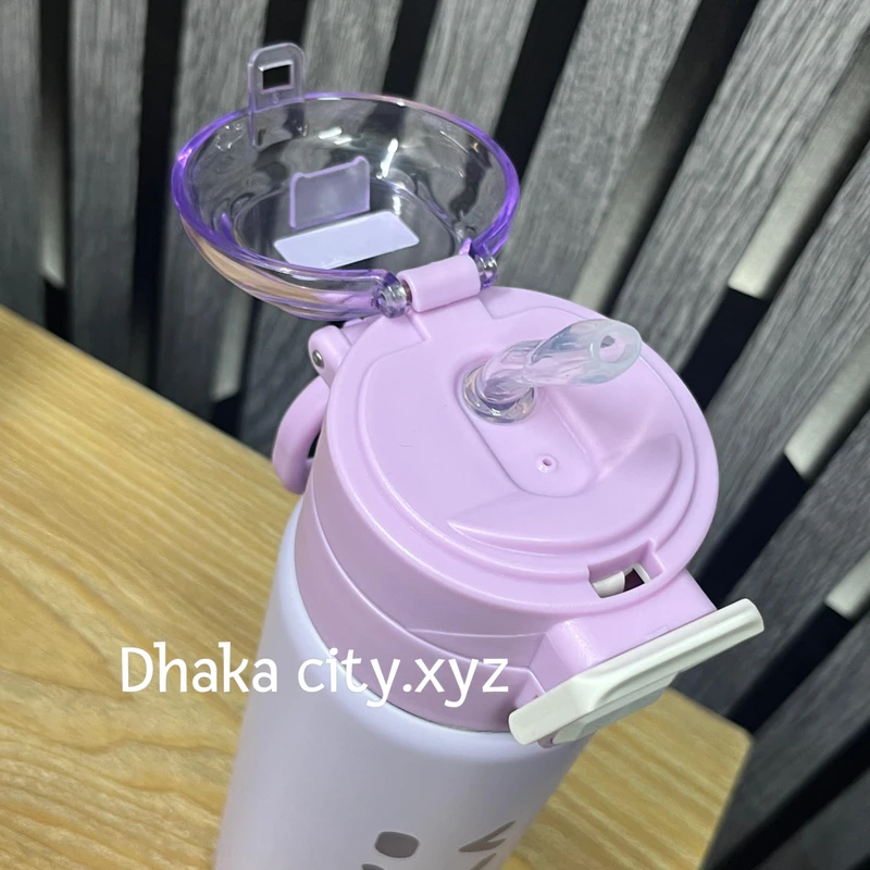 550ml Fashion Stainless Steel Vacuum Flask With 3D Decal Portable Thermos Mug Travel Thermal Water Bottle Tumbler