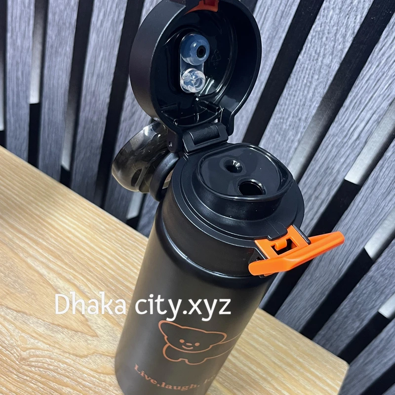 550ml Fashion Stainless Steel Vacuum Flask With 3D Decal Portable Thermos Mug Travel Thermal Water Bottle Tumbler - Image 4