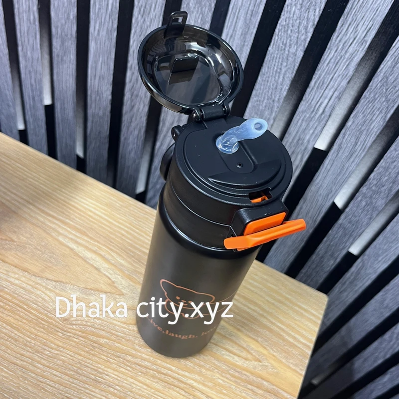 550ml Fashion Stainless Steel Vacuum Flask With 3D Decal Portable Thermos Mug Travel Thermal Water Bottle Tumbler - Image 5