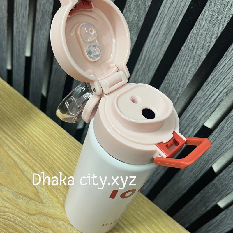 550ml Fashion Stainless Steel Vacuum Flask With 3D Decal Portable Thermos Mug Travel Thermal Water Bottle Tumbler - Image 6