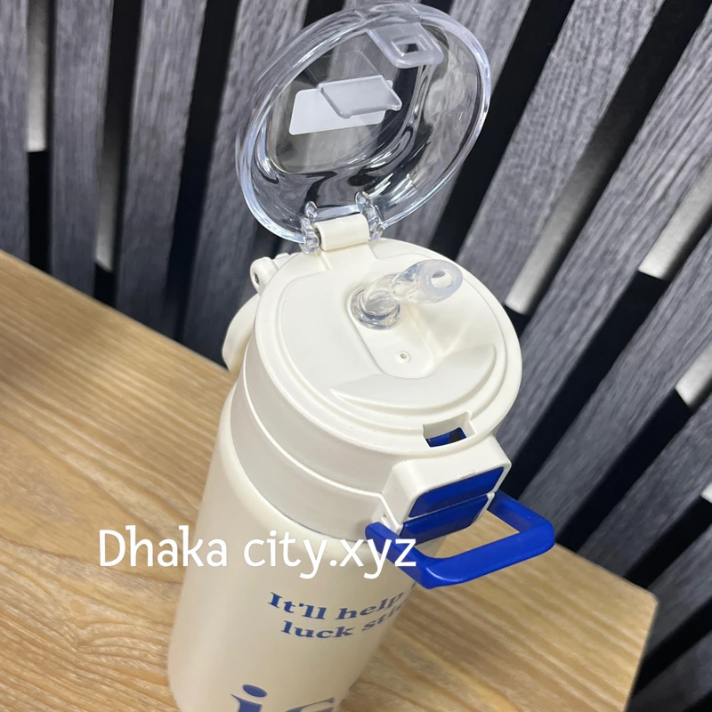 550ml Fashion Stainless Steel Vacuum Flask With 3D Decal Portable Thermos Mug Travel Thermal Water Bottle Tumbler - Image 9