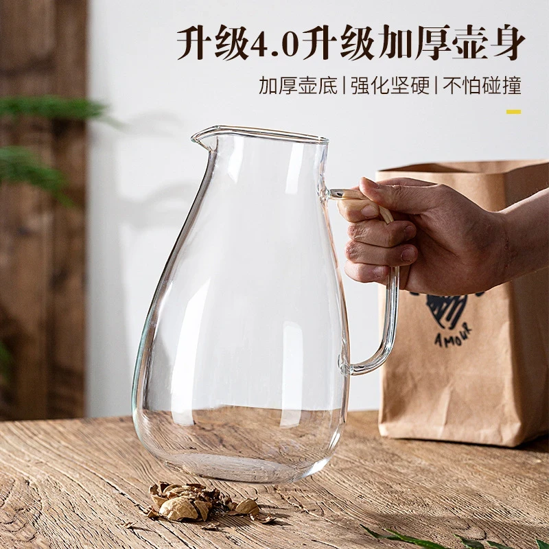 1 pcs BOROSILICATE PITCHER, ,2200/2600 ML Heat resistant - Image 3