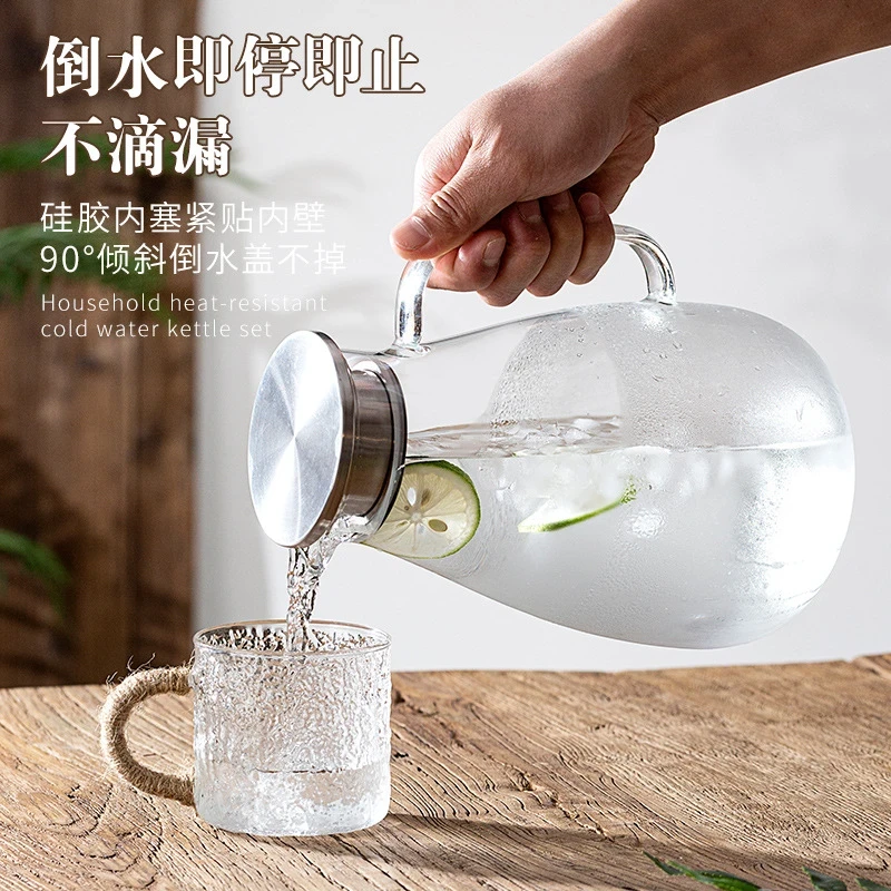 1 pcs BOROSILICATE PITCHER, ,2200/2600 ML Heat resistant - Image 5