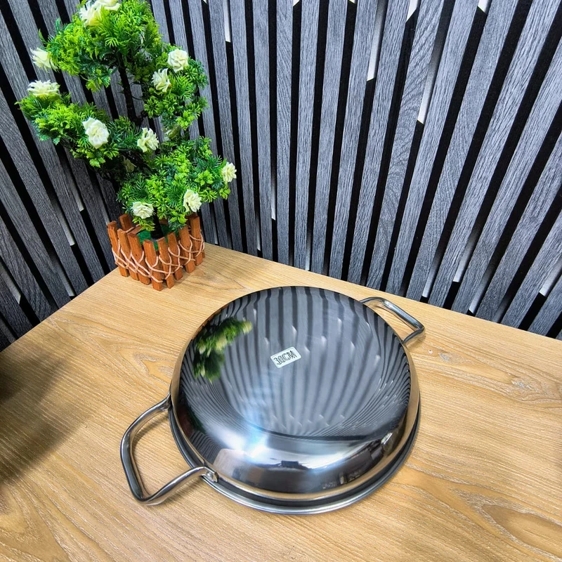 Youlida full stainless steel korai | রুটি ও পরোটার জন্য সেরা প্যান - Image 3