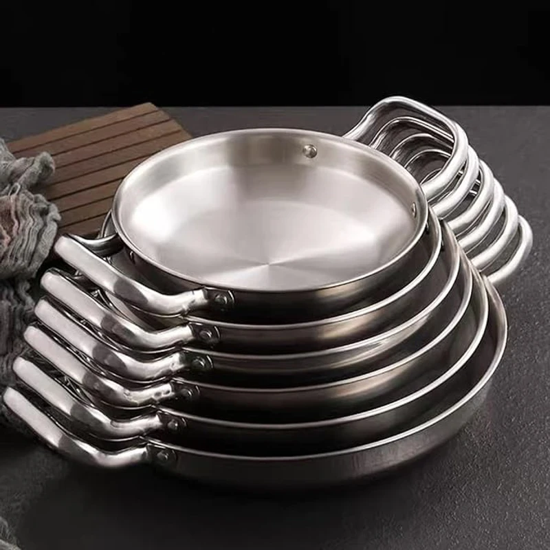 Youlida full stainless steel korai | রুটি ও পরোটার জন্য সেরা প্যান - Image 4