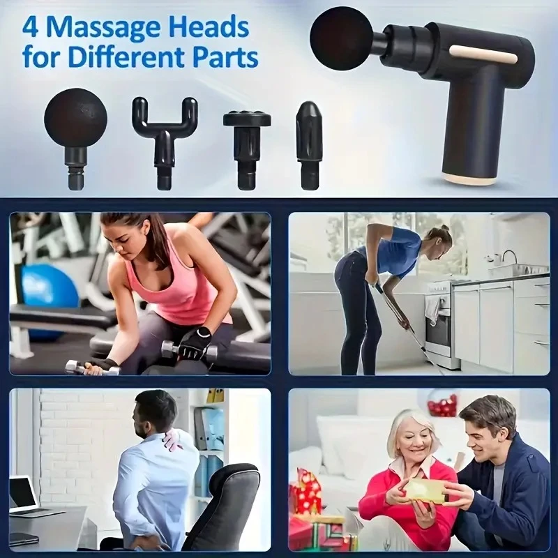 Body massage gun Electric Vibration Body muscle massager Fascial Gun & Recovery device ,fascia, body massage machine ,Facial Body Massage Gun - Image 4