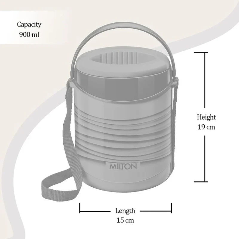 Milton Econa 3 Thermoware - Insulated Tiffin - 3 Tier - Image 6
